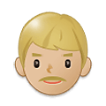 👨🏼 Emoji Hombre: Tono De Piel Claro Medio en Samsung One UI 1.5.