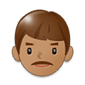 👨🏽 Emoji Mann: mittlere Hautfarbe Samsung One UI 1.5.