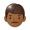👨🏾 Emoji Homem: Pele Morena Escura na Samsung One UI 1.5.