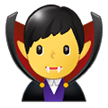 Émoji 🧛‍♂️ Vampire Homme sur Samsung One UI 1.5.