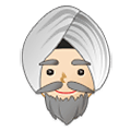 👳🏻‍♂️ Emoji Homem Com Turbante: Pele Clara na Samsung One UI 1.5.