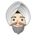 👳🏻 Emoji Pessoa Com Turbante: Pele Clara na Samsung One UI 1.5.