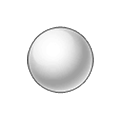⚬ Emoji Círculo branco pequeno médio  na Samsung One UI 1.5.