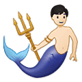 🧜🏻‍♂️ Emoji Sirena Hombre: Tono De Piel Claro en Samsung One UI 1.5.