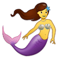 Emoji 🧜 Sirena su Samsung One UI 1.5.