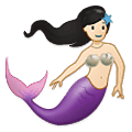 🧜🏻 Emoji Persona Sirena: Tono De Piel Claro en Samsung One UI 1.5.