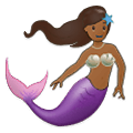 🧜🏾 Emoji Persona Sirena: Tono De Piel Oscuro Medio en Samsung One UI 1.5.