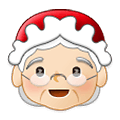 🤶🏻 Emoji Mamãe Noel: Pele Clara na Samsung One UI 1.5.