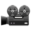 Emoji 🎥 Cinepresa su Samsung One UI 1.5.