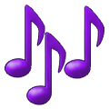 Émoji 🎶 Notes De Musique sur Samsung One UI 1.5.