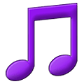 Émoji 🎵 Note De Musique sur Samsung One UI 1.5.