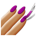 💅🏽 Emoji Pintarse Las Uñas: Tono De Piel Medio en Samsung One UI 1.5.