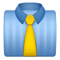 Emoji 👔 Cravatta su Samsung One UI 1.5.
