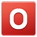 🅾️ Emoji Großbuchstabe O in rotem Quadrat Samsung One UI 1.5.