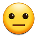 Emoji 😐 Faccina Neutra su Samsung One UI 1.5.