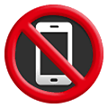 Emoji 📵 Simbolo Che Vieta L’utilizzo Dei Telefoni Cellulari su Samsung One UI 1.5.