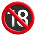 🔞 Emoji Minderjährige verboten Samsung One UI 1.5.
