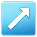 ↗️ Emoji Flecha Hacia La Esquina Superior Derecha en Samsung One UI 1.5.