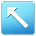 Emoji ↖️ Freccia In Alto A Sinistra su Samsung One UI 1.5.