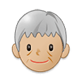 Émoji 🧓🏼 Personne âgée : Peau Moyennement Claire sur Samsung One UI 1.5.