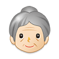 👵🏻 Emoji Anciana: Tono De Piel Claro en Samsung One UI 1.5.
