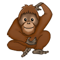 Emoji 🦧 Orangotango su Samsung One UI 1.5.