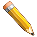 Émoji ✏️ Crayon sur Samsung One UI 1.5.