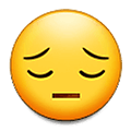 Emoji 😔 Faccina Pensierosa su Samsung One UI 1.5.