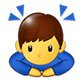Emoji 🙇 Persona Che Fa Un Inchino Profondo su Samsung One UI 1.5.