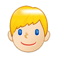 Émoji 👱🏻 Personne Blonde : Peau Claire sur Samsung One UI 1.5.