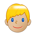 Émoji 👱🏼 Personne Blonde : Peau Moyennement Claire sur Samsung One UI 1.5.