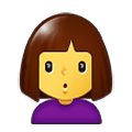 Emoji 🙎 Persona Imbronciata su Samsung One UI 1.5.