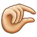 Emoji 🤏🏻 Mano Che Fa Il Gesto Del Pizzico: Carnagione Chiara su Samsung One UI 1.5.