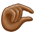Emoji 🤏🏾 Mano Che Fa Il Gesto Del Pizzico: Carnagione Abbastanza Scura su Samsung One UI 1.5.