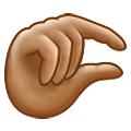 Emoji 🤏🏽 Mano Che Fa Il Gesto Del Pizzico: Carnagione Olivastra su Samsung One UI 1.5.