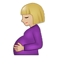 🤰🏼 Emoji Mujer Embarazada: Tono De Piel Claro Medio en Samsung One UI 1.5.