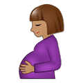 🤰🏽 Emoji Mujer Embarazada: Tono De Piel Medio en Samsung One UI 1.5.