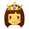 Émoji 👸 Princesse sur Samsung One UI 1.5.