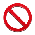 🛇 Emoji Schild „Verboten“ Samsung One UI 1.5.