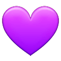 Émoji 💜 Cœur Violet sur Samsung One UI 1.5.