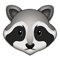 Emoji 🦝 Procione su Samsung One UI 1.5.