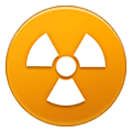Émoji ☢️ Radioactif sur Samsung One UI 1.5.