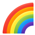 Emoji 🌈 Arcobaleno su Samsung One UI 1.5.