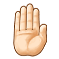 🤚🏻 Emoji Dorso Da Mão Levantado: Pele Clara na Samsung One UI 1.5.