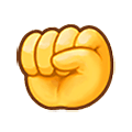 Emoji ✊ Pugno su Samsung One UI 1.5.