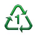 Emoji ♳ Simbolo di riciclaggio della plastica tipo -1 su Samsung One UI 1.5.