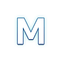🇲 Emoji Indicador regional Símbolo Letra M en Samsung One UI 1.5.