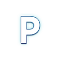 🇵 Emoji Indicador regional símbolo letra P en Samsung One UI 1.5.