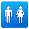 Émoji 🚻 Panneau Toilettes sur Samsung One UI 1.5.