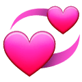 💞 Emoji Corazones Giratorios en Samsung One UI 1.5.